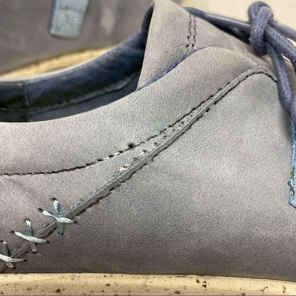 SuperFeet Birch leather lace up sneaker folkstone gray - Picture 6 of 8